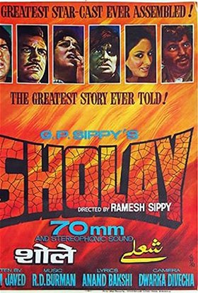 Coperta filmului Sholay